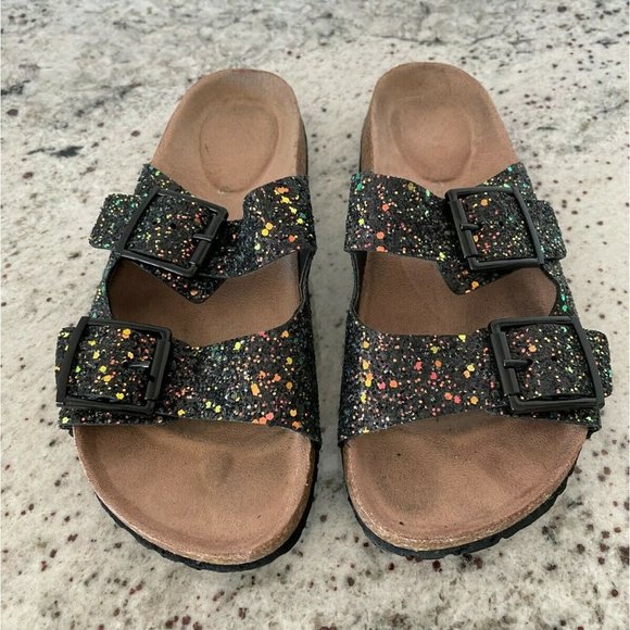 Madden Girl Other - Madden Girl Please-G Sandals Dark Sparkle, Girl's 7